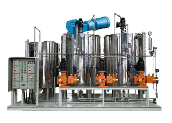 Steel 2660L/H Automatic Chemical Dosing System In Chilled Water