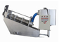 Stainless Steel Sludge Dewatering Machine , 10000L/H Screw Press Wastewater Treatment